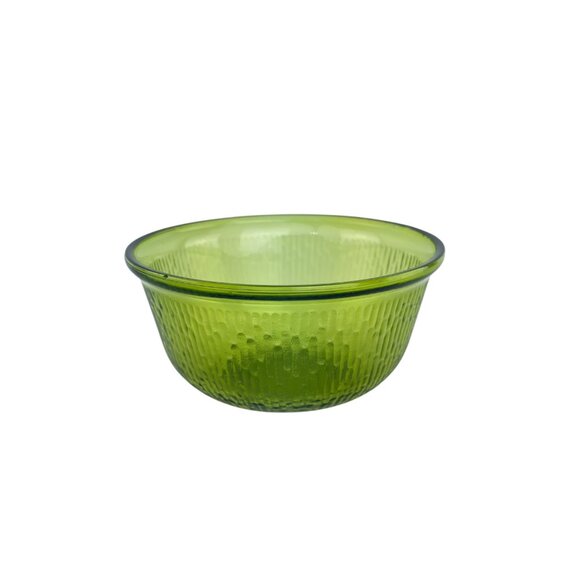 Bartlett Collins Old Hickory Green Glass Mixing Bowl Small Size Textured Vintage - Picture 15 of 16